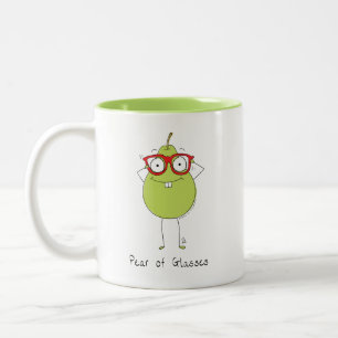 Brillenoptomotristin Zweifarbige Tasse