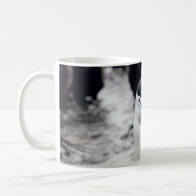 Brillenpinguin Kaffeetasse (Links)