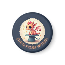 Briller de l'intérieur - Magnet Dragon mignon