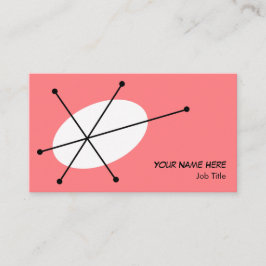 Brillez le carte de visite rose