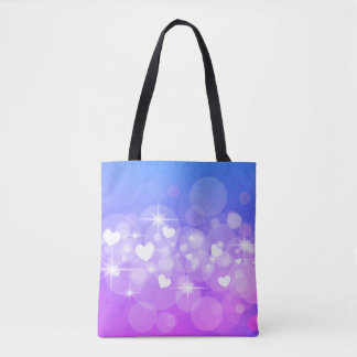 Brillez les coeurs et le sac fourre-tout customisé