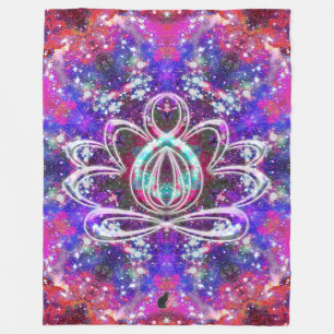 Brilliance Zen Lotus Fleecedecke