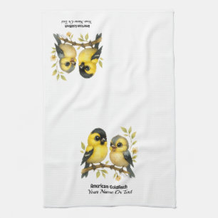 Brilliant American Goldfinch Geschirrtuch