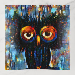 Brilliant and Wise Owl Dekoschale