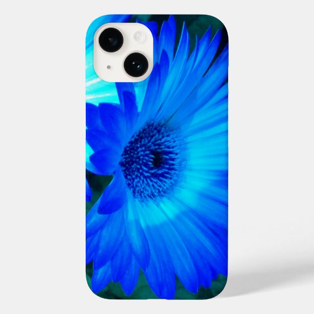Brilliant Blue Daisy Case-Mate iPhone 14 Hülle (Rückseite)
