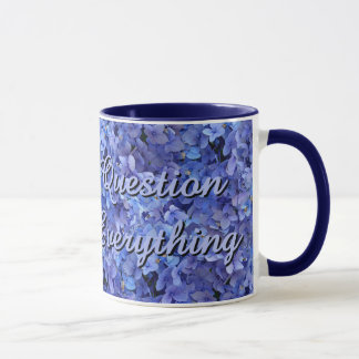 Brilliant Blue Hydrangea Inspiration Tasse