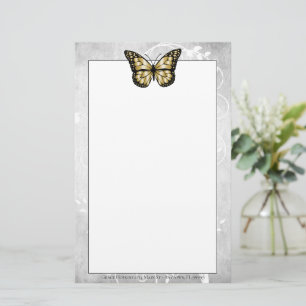 Brilliant Gold Butterfly Stationierung Briefpapier