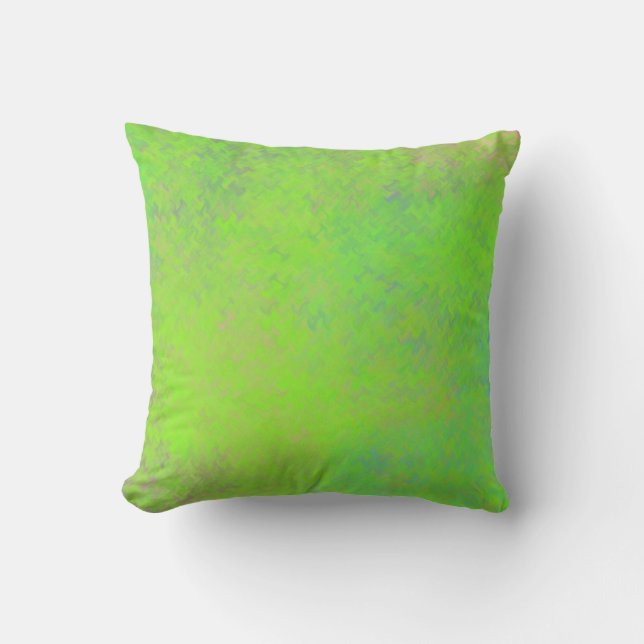 Brilliant Green Marble Art Kissen (Vorderseite)