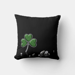 Brilliant Happy St. Patrick's Day Diamonds Kissen