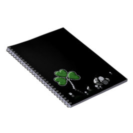 Brilliant Happy St. Patrick's Day Diamonds Notizblock