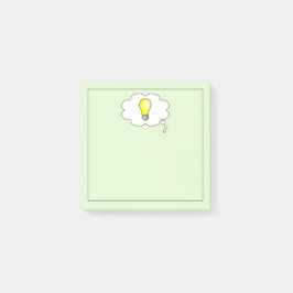 Brilliant Light Bulb Ideas Square Post-it Klebezettel