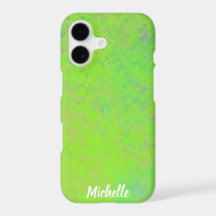 Brilliant Lime Green Marble Art