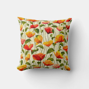 Brilliant Poppies Kissen