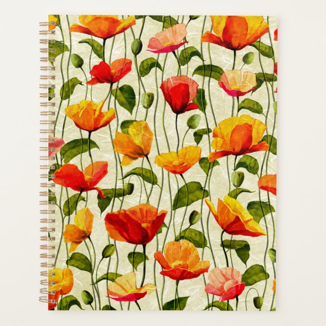 Brilliant Poppies Planer (Vorderseite)
