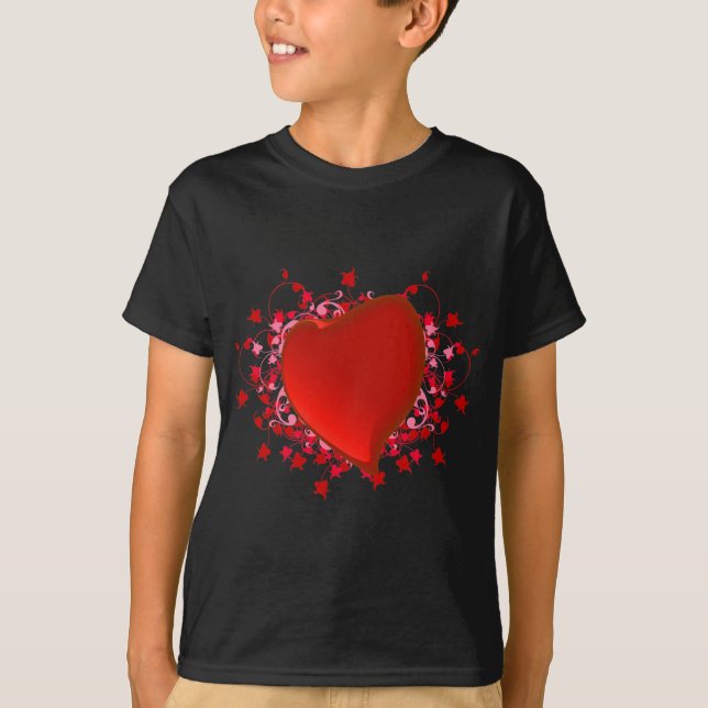 Brilliant Red Heart T-Shirt (Vorderseite)