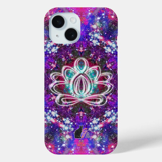 Brilliant Zen Lotus Case-Mate iPhone Case (Rückseite)