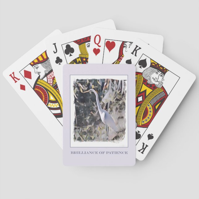 Brillianz der Geduld - Karten spielen Spielkarten (Rückseite)