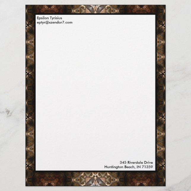 Brimitin Warrior Pattern 00120150507213527 Briefbogen (Vorderseite)