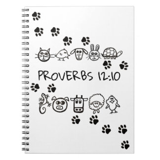 Brimley's PROVERBS 12:10 ~ Notebook Notizblock