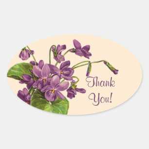 Brin des violettes - autocollant