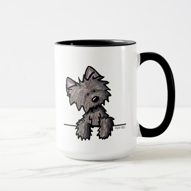 Brindle Cairn Terrier Tasse (Rechts)
