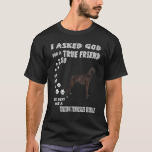 Brindle Cur Dog Mama Vater Treten Tennessee Brindl T-Shirt