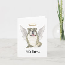 Brindle English Bulldog Beileid Memorial