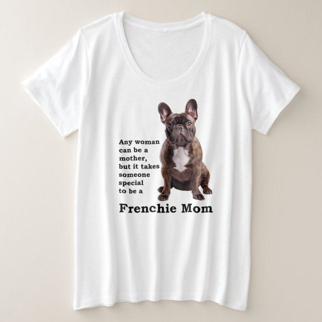 Brindle French Bulldog Maman (Design devant)