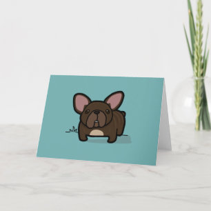 Brindle Frenchie Karte