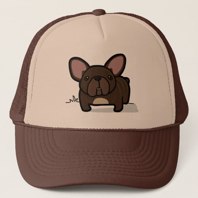 Brindle Frenchie Truckerkappe (Vorderseite)