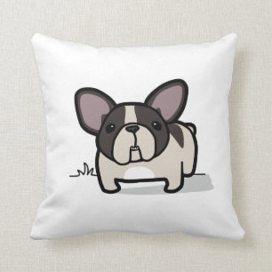 Brindle geschecktes Frenchie Kissen