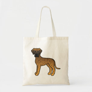 Brindle Great Dane Niedlich Cartoon Dog Tragetasche
