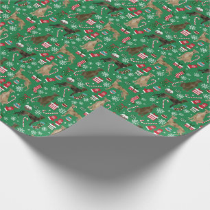 Brindle Greyhounds Weihnachtslieder Geschenkpapier