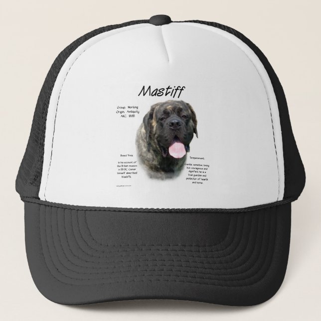 Brindle Mastiff History Truckerkappe (Vorderseite)