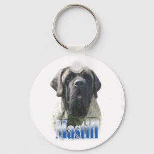 Brindle Mastiff-Namen-Schlüsselanhänger Schlüsselanhänger