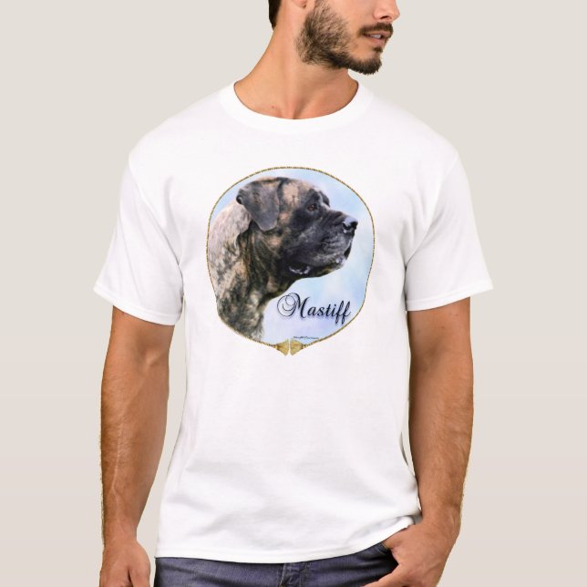 Brindle Mastiff Portrait Shirt (Vorderseite)