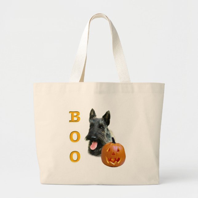 Brindle Scottish Terrier Boo Jumbo Stoffbeutel (Vorne)