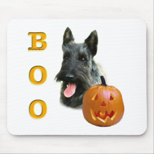 Brindle Scottish Terrier Boo Mousepad