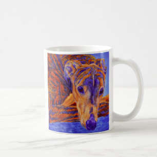 Brindle Windhund-Tasse - "As " Kaffeetasse