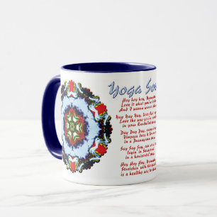 Brindle Yoga Song Mug