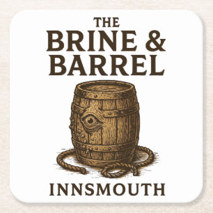 Brine & Barrel - Eine Tradition aus Innsmouth Rechteckiger Pappuntersetzer