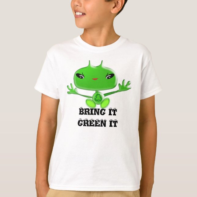 Bring es grün T-Shirt (Vorderseite)