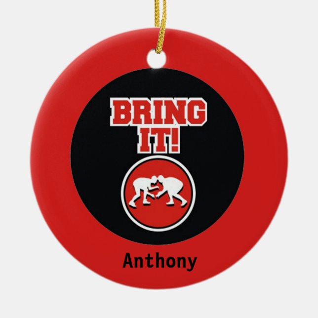 Bring es! Wrestling Weihnachtsschmuck (Vorne)