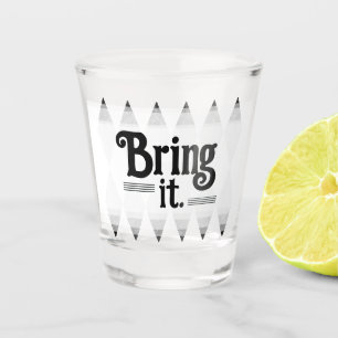 BRING IT Junggesellinnenabschied Argyle-Diamant-Sc Schnapsglas