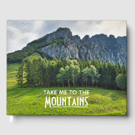 Bring mich in die Berge mit Kiefernwäldern Gästebuch