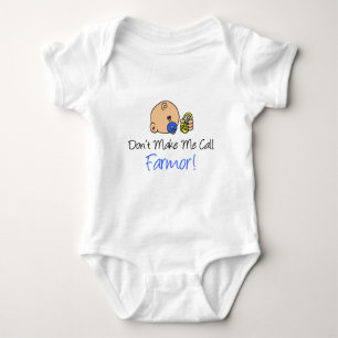 Bring mich nicht dazu, Bauernhof zu nennen Baby Strampler