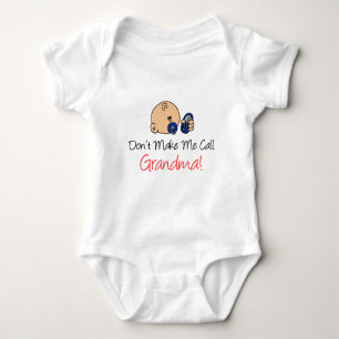 Bring mich nicht dazu, Oma zu rufen Baby Strampler