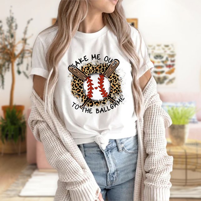 Bring mich raus zum Ballspiel, Baseball-T - Shirt (Von Creator hochgeladen)