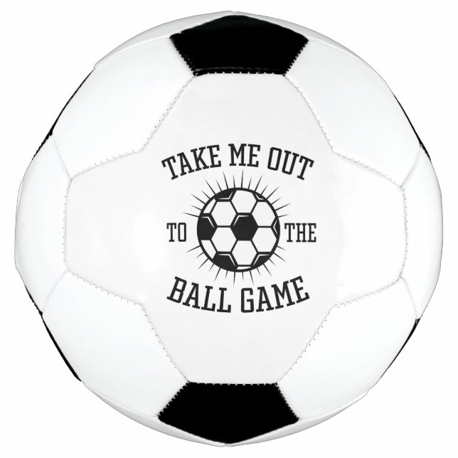 Bring mich raus zum Ballspiel Fußball (Vorderseite)