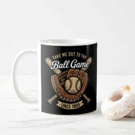 Bring mich raus zum Ballspiel Kaffeetasse